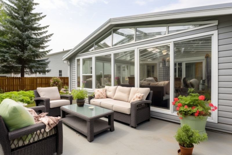 Sunroom with Patio Access